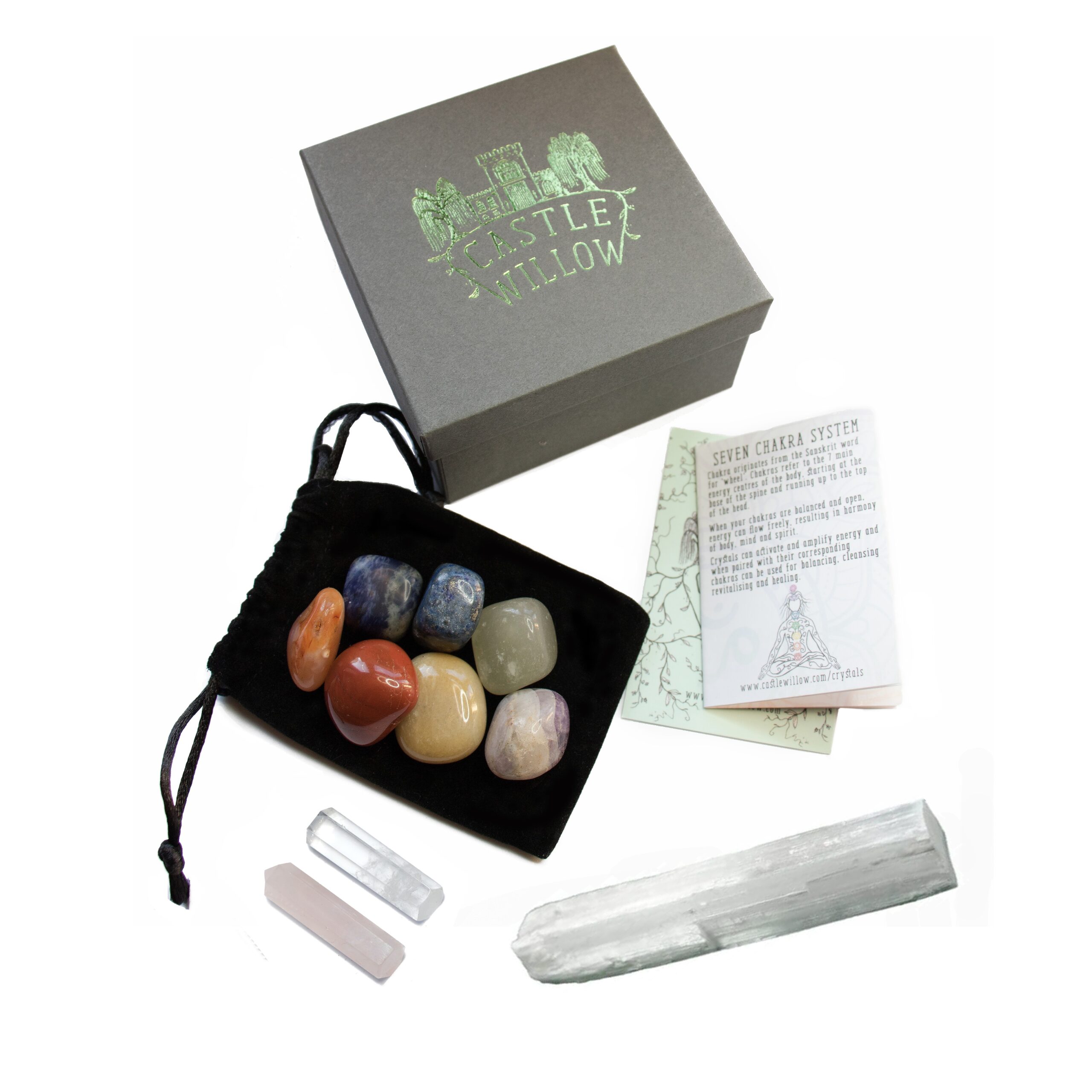 7 Chakra Crystal Starter Set - Castle Willow